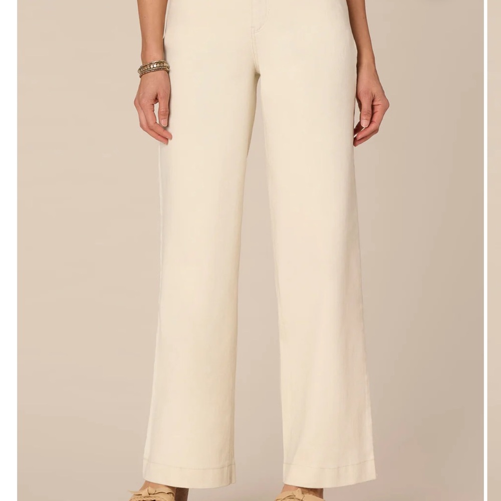 Democracy Cream Wide-Leg Pants